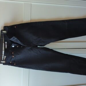 Levis wedgie straight black jeans